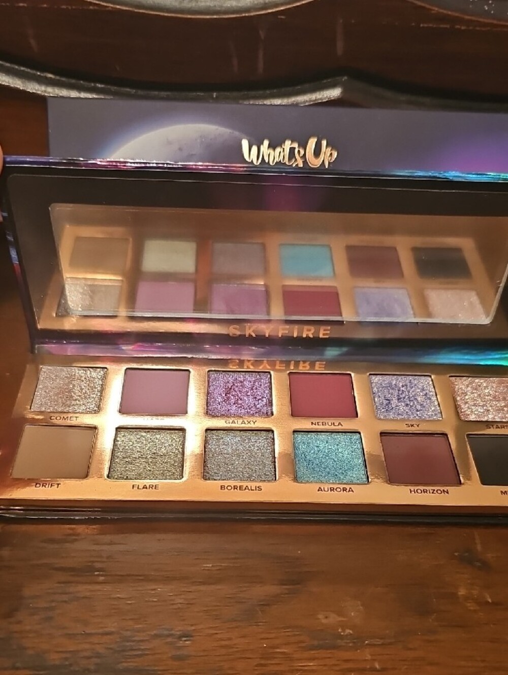 What's Up Beauty Skyfire Eyeshadow Palette - Purple Teal Packaging - Picture 2 of 4
